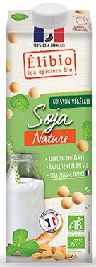 BOISSON SOJA NATURE 1L ELIBIO