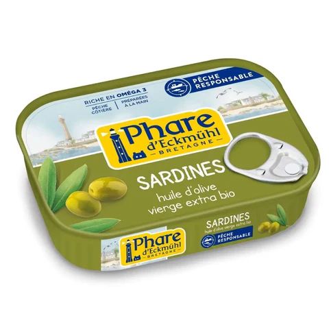 SARDINES A L'HUILE D'OLIVE 135G
